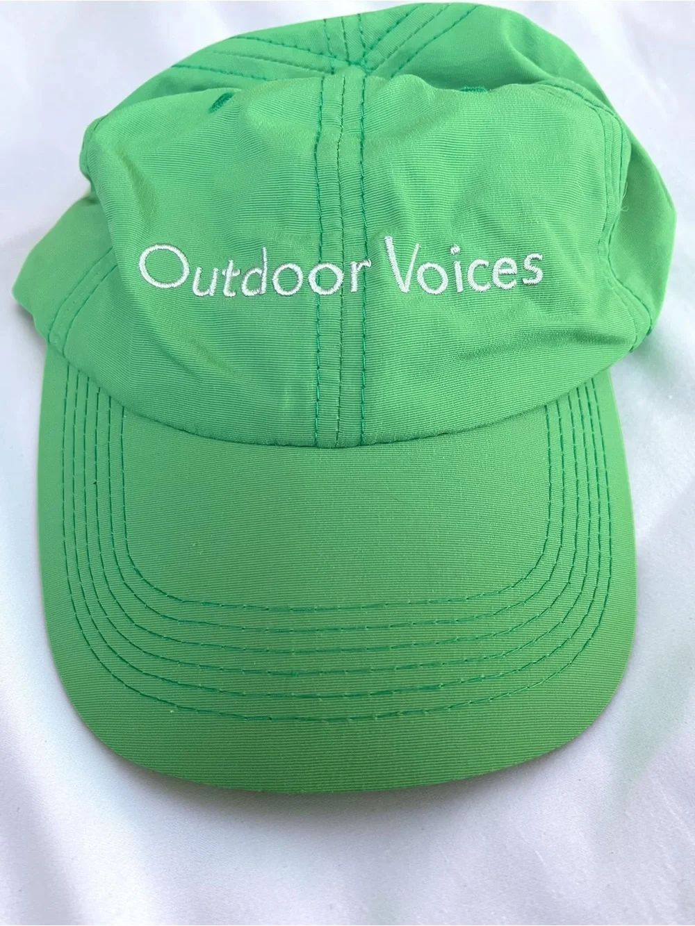 Outdoor Voices Exclusive Aspen Store Opening Unisex Baseball Cap - Bright Green